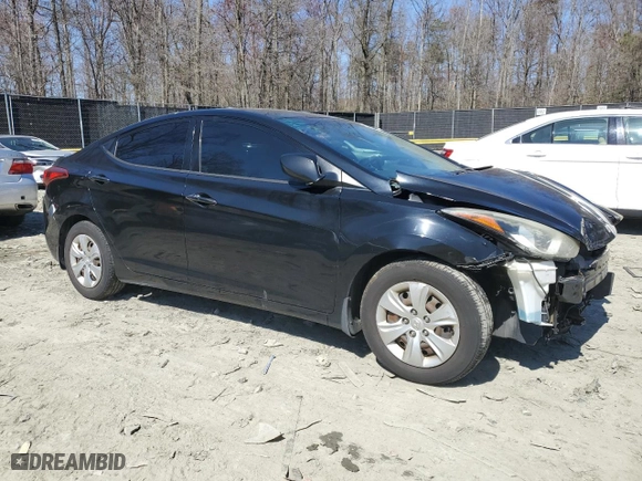 2016 Hyundai Elantra SE with VIN KMHDH4AE8GU474904, listed as a Copart auction lot 50941745 with 105,815 mi miles and Salvage Title. Bid and sale history available at carsss.com. Image 4.