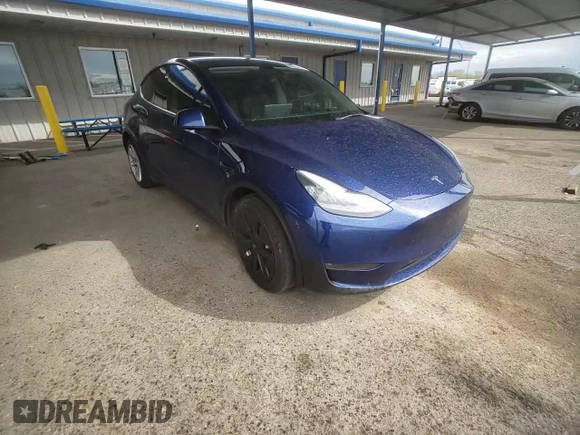 2021 Tesla Model Y Long Range with VIN 5YJYGDEE0MF096777, listed as a Copart auction lot 49005925 with 94,455 mi miles and Salvage Title. Bid and sale history available at DreamBid. Image 10.