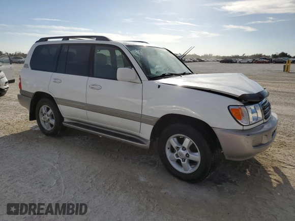 2004 Toyota Land Cruiser with VIN JTEHT05J142054926, listed as a Copart auction lot 75470414 with 269,894 mi miles and Salvage Title. Bid and sale history available at carsss.com. Image 4.