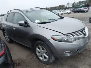 2010 Nissan Murano LE with VIN JN8AZ1MW9AW105945, listed as a IAAI auction lot 41927932 with 999,999 mi miles. Bid and sale history available at carsss.com. Image 1.