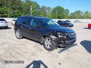 2009 GMC Acadia SLE1 with VIN 1GKER13D79J170030, listed as a IAAI auction lot 42201335 with 206,465 mi miles and . Bid and sale history available at DreamBid. Image 1.