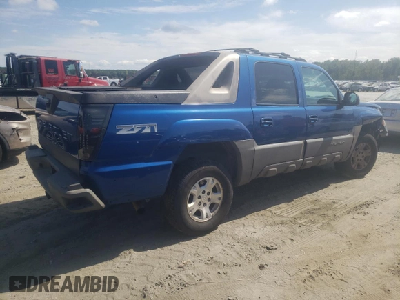 2003 Chevrolet Avalanche with VIN 3GNEK13T53G108133, listed as a Copart auction lot 70569734 with 362,578 mi miles and Salvage Title. Bid and sale history available at carsss.com. Image 3.
