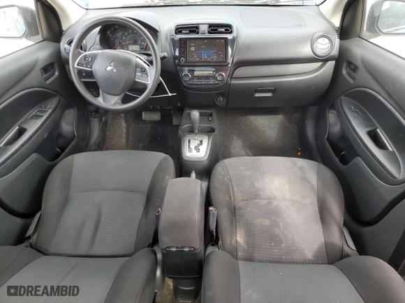 2022 Mitsubishi Mirage G4 ES with VIN ML32FUFJ9NHF03670, listed as a Copart auction lot 70931214 with 65,341 mi miles and Salvage Title. Bid and sale history available at carsss.com. Image 8.