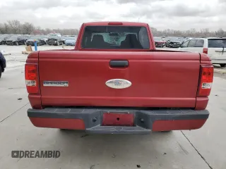 2008 Ford Ranger XLT with VIN 1FTYR44EX8PB08697, listed as a Copart auction lot 49638265 with 38,675 mi miles and Salvage title. Bid and sale history available at DreamBid. Image 6.