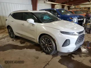 2020 Chevrolet Blazer Premier with VIN 3GNKBLRS9LS646277, listed as a Copart auction lot 43941815 with 67,967 mi miles and Non repairable. Bid and sale history available at DreamBid. Image 4.