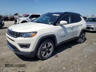 2021 Jeep Compass Limited with VIN 3C4NJDCB2MT506624, listed as a Copart auction lot 55337665 with Not provided miles and Salvage title. Bid and sale history available at DreamBid. Image 1.