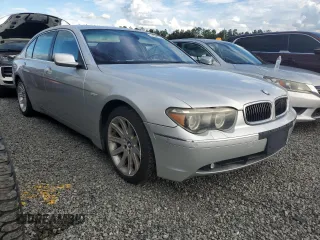 2005 BMW 7 Series 745Li with VIN WBAGN63525DS56017, listed as a Copart auction lot 74666144 with Not Provided miles and Salvage Title. Bid and sale history available at carsss.com. Image 4.