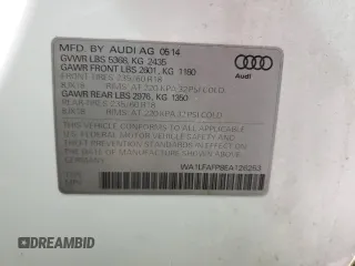 2014 Audi Q5 Premium Plus with VIN WA1LFAFP8EA126253, listed as a Copart auction lot 51458675 with 130,016 mi miles and Clean Title. Bid and sale history available at carsss.com. Image 13.