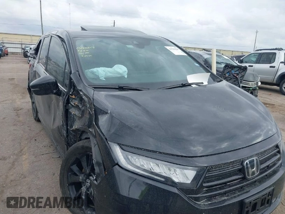 2024 Honda Odyssey Sport with VIN 5FNRL6H75RB056176, listed as a IAAI auction lot 41701547 with 10,660 mi miles and . Bid and sale history available at DreamBid. Image 1.