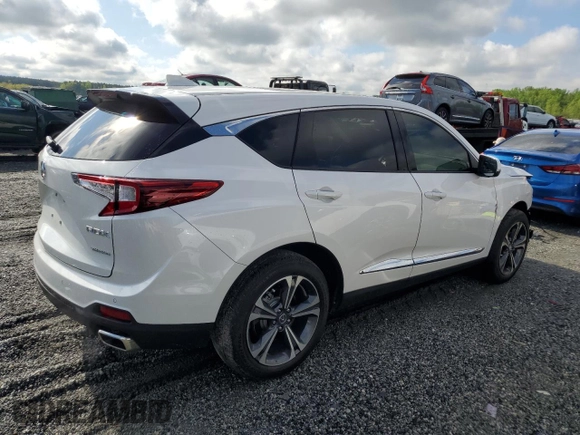 2024 Acura RDX Advance with VIN 5J8TC2H71RL014455, listed as a Copart auction lot 52756885 with 8,113 mi miles and Salvage title. Bid and sale history available at DreamBid. Image 3.