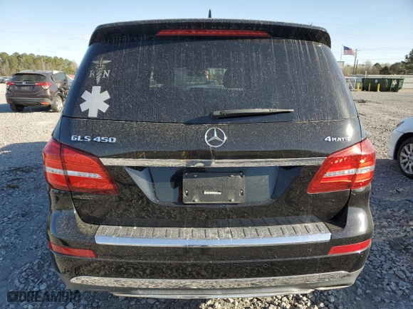 2018 Mercedes-Benz GLS with VIN 4JGDF6EE7JB154990, listed as a Copart auction lot 49676835 with 83,166 mi miles and Salvage Title. Bid and sale history available at carsss.com. Image 6.