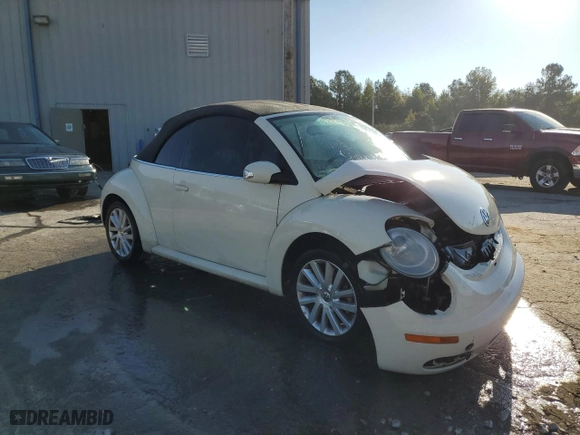 2008 Volkswagen New Beetle Convertible SE with VIN 3VWRF31Y58M413470, listed as a Copart auction lot 77165724 with 113,547 mi miles and Salvage Title. Bid and sale history available at carsss.com. Image 4.