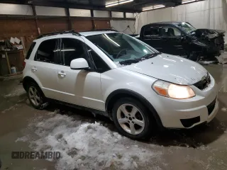 2007 Suzuki SX4 with VIN JS2YB413375100416, listed as a Copart auction lot 41474205 with 156,585 mi miles and Salvage Title. Bid and sale history available at carsss.com. Image 4.