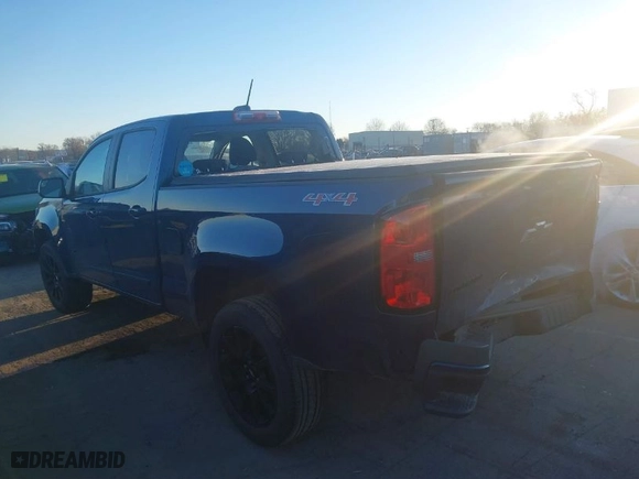 2019 Chevrolet Colorado 4WD LT with VIN 1GCGTCEN0K1268281, listed as a IAAI auction lot 41636235 with 56,550 mi miles. Bid and sale history available at carsss.com. Image 14.