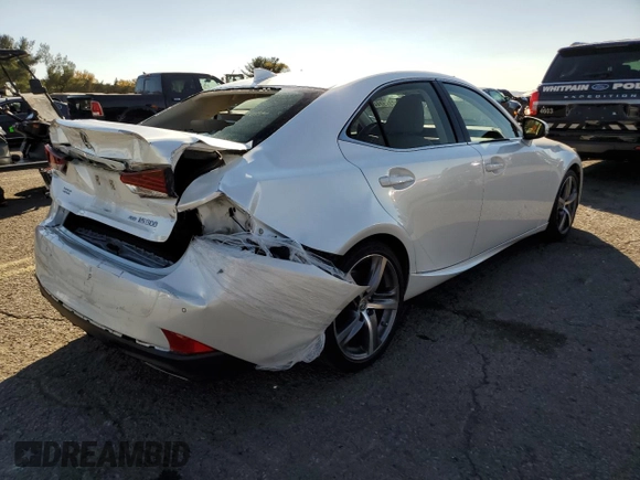 2020 Lexus IS 300 with VIN JTHD81F25L5041559, listed as a Copart auction lot 77375744 with 18,263 mi miles and Salvage title. Bid and sale history available at DreamBid. Image 3.