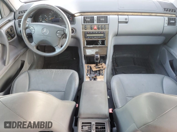 2002 Mercedes-Benz E-Class with VIN WDBJF65J32B498384, listed as a Copart auction lot 77438924 with 0 mi miles and Clean Title. Bid and sale history available at carsss.com. Image 8.