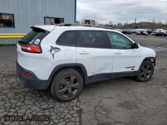 2016 Jeep Cherokee 75th Anniversary with VIN 1C4PJMCB0GW277108, listed as a Copart auction lot 48148015 with 165,954 mi miles and Salvage Title. Bid and sale history available at carsss.com. Image 3.