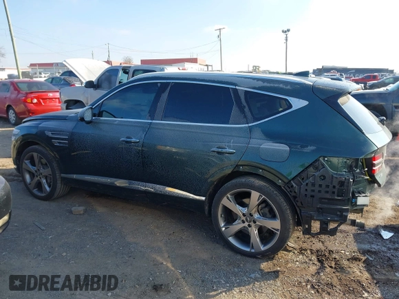 2021 Genesis GV80 with VIN KMUHCESCXMU031136, listed as a IAAI auction lot 41297818 with 31,890 mi miles and . Bid and sale history available at DreamBid. Image 15.