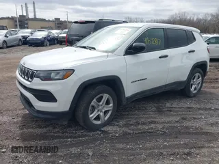 2023 Jeep Compass Sport with VIN 3C4NJDAN6PT512279, listed as a IAAI auction lot 41692817 with 136,696 mi miles and . Bid and sale history available at DreamBid. Image 17.