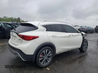 2017 Infiniti QX30 Premium with VIN SJKCH5CRXHA034396, listed as a Copart auction lot 57296345 with 69,381 mi miles and Salvage title. Bid and sale history available at DreamBid. Image 3.