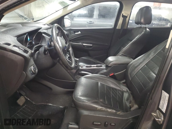 2014 Ford Escape Titanium with VIN 1FMCU9J96EUB44263, listed as a Copart auction lot 50001895 with 242,807 mi miles and Salvage Title. Bid and sale history available at carsss.com. Image 7.