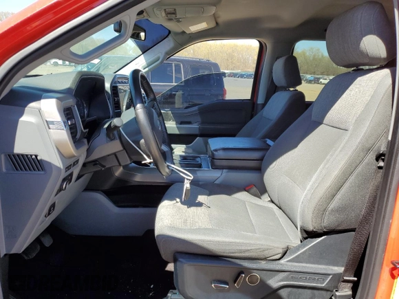 2021 Ford F-150 XL with VIN 1FTEW1C58MKD06889, listed as a Copart auction lot 50171705 with 88,932 mi miles and Salvage title. Bid and sale history available at DreamBid. Image 7.
