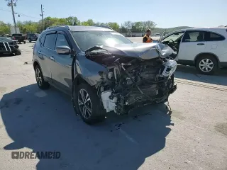 2019 Nissan Rogue SV with VIN JN8AT2MV2KW395087, listed as a Copart auction lot 53240965 with 97,237 mi miles and Salvage Title. Bid and sale history available at carsss.com. Image 12.