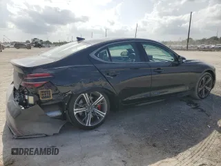 2025 Genesis G70 2.5T z VIN KMTG34SC7SU143836, wystawiony jako Copart lot #60212205 z przebiegiem 1 581 mil mil oraz Nie do naprawy • Non repairable. Historia ofert i sprzedaży dostępna na DreamBid. Obrazek 3.