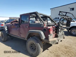 2008 Jeep Wrangler Unlimited Rubicon with VIN 1J8GA69108L587684, listed as a Copart auction lot 43069135 with 99,620 mi miles and Salvage Title. Bid and sale history available at carsss.com. Image 2.