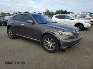 2007 Infiniti FX35 with VIN JNRAS08W47X208620, listed as a Copart auction lot 74446784 with 203,251 mi miles and Salvage Title. Bid and sale history available at carsss.com. Image 4.
