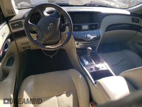 2012 Infiniti M37 with VIN JN1BY1AR2CM393309, listed as a Copart auction lot 76657634 with 109,375 mi miles and Salvage Title. Bid and sale history available at carsss.com. Image 8.