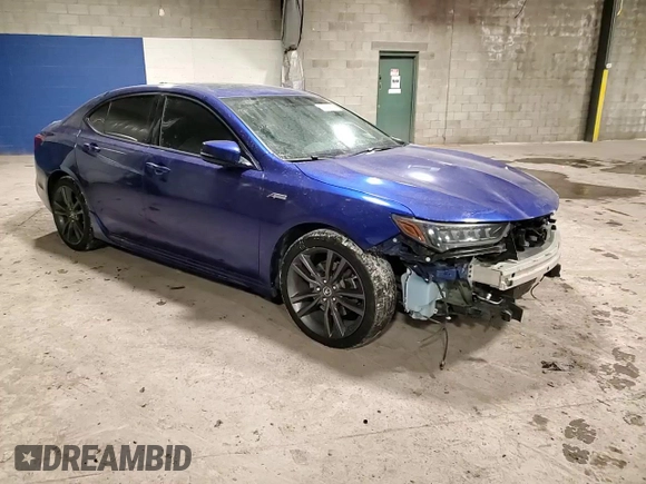 2019 Acura TLX w/Advance Pkg with VIN 19UUB3F82KA801294, listed as a Copart auction lot 89244275 with 118,541 mi miles and Salvage Title. Bid and sale history available at carsss.com. Image 10.