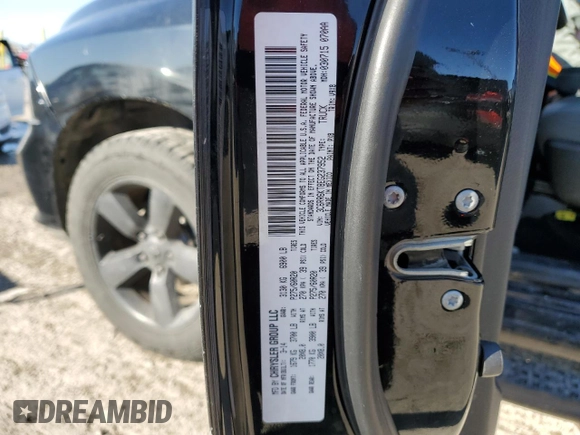 2014 Ram 1500 Express with VIN 3C6RR6KT8EG237952, listed as a Copart auction lot 48500865 with 180,668 mi miles and Salvage Title. Bid and sale history available at carsss.com. Image 12.