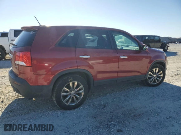 2011 Kia Sorento EX with VIN 5XYKU4A29BG029482, listed as a Copart auction lot 49680355 with 233,580 mi miles and Salvage Title. Bid and sale history available at carsss.com. Image 3.