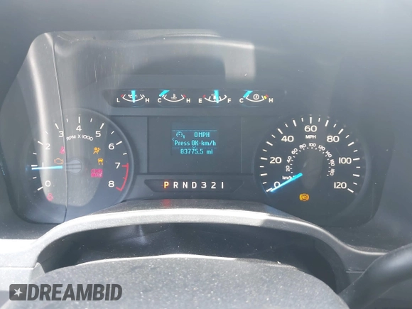 2017 Ford F-150 XL with VIN 1FTMF1C82HKD01070, listed as a IAAI auction lot 42653166 with 83,775 mi miles and . Bid and sale history available at DreamBid. Image 7.