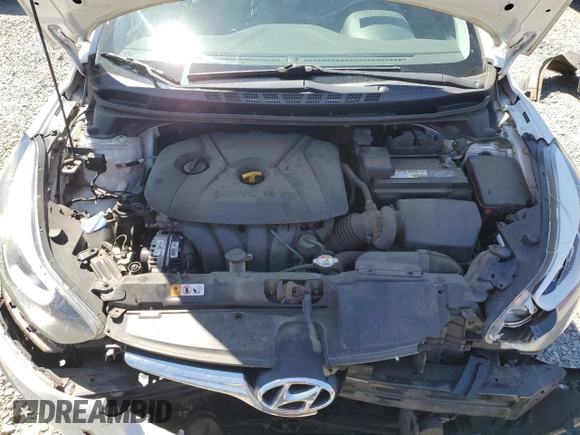 2016 Hyundai Elantra SE z VIN 5NPDH4AE1GH769874, wystawiony jako Copart lot #62957465 z przebiegiem 190 006 mil mil oraz Szkoda całkowita • Salvage title. Historia ofert i sprzedaży dostępna na DreamBid. Obrazek 11.