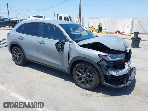 2024 Honda HR-V Sport with VIN 3CZRZ1H57RM751636, listed as a IAAI auction lot 42349287 with 8,346 mi miles and . Bid and sale history available at DreamBid. Image 1.