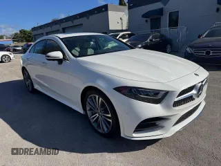 2021 Mercedes-Benz CLS with VIN W1K2J5JB2MA087196, listed as a Copart auction lot 54357935 with 7,048 mi miles and Non Repairable. Bid and sale history available at carsss.com. Image 4.