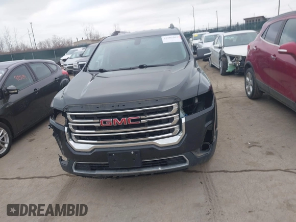2020 GMC Acadia SLT with VIN 1GKKNULS9LZ160798, listed as a IAAI auction lot 41503363 with 158,272 mi miles and . Bid and sale history available at DreamBid. Image 13.