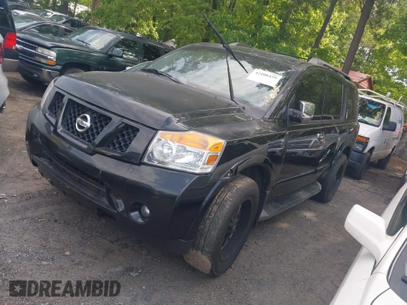 2010 Nissan Armada SE z VIN 5N1BA0NC7AN615055, wystawiony jako IAAI lot #42108459 z przebiegiem 301 246 mil mil oraz . Historia ofert i sprzedaży dostępna na DreamBid. Obrazek 2.