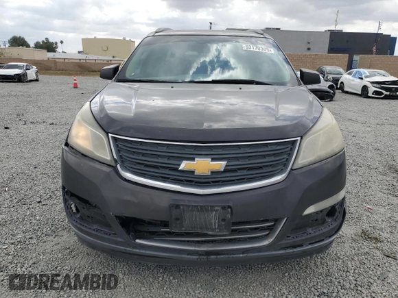 2015 Chevrolet Traverse LS with VIN 1GNKRFED4FJ381925, listed as a Copart auction lot 53170385 with Not Provided miles and Salvage Title. Bid and sale history available at DreamBid. Image 5.