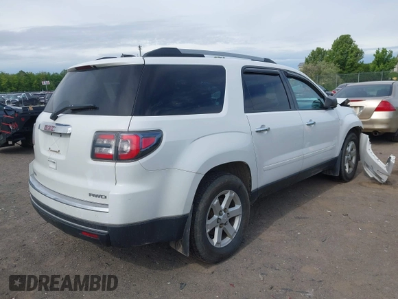 2016 GMC Acadia SLE with VIN 1GKKVPKD0GJ344682, listed as a IAAI auction lot 42357195 with 134,944 mi miles and . Bid and sale history available at DreamBid. Image 4.