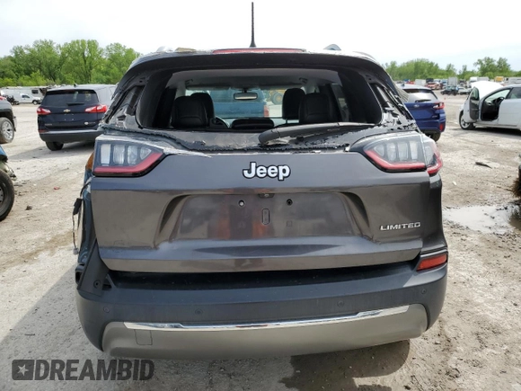 2019 Jeep Cherokee Limited with VIN 1C4PJLDB6KD300369, listed as a Copart auction lot 55023765 with 165,615 mi miles and Clean Title. Bid and sale history available at DreamBid. Image 6.
