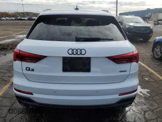 2022 Audi Q3 S line Premium Plus with VIN WA1EECF31N1058219, listed as a Copart auction lot 77456494 with 38,874 mi miles and Salvage Title. Bid and sale history available at carsss.com. Image 6.