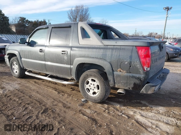 2004 Chevrolet Avalanche Z66 with VIN 3GNEC12T24G160061, listed as a IAAI auction lot 41416708 with 147,117 mi miles and . Bid and sale history available at DreamBid. Image 3.