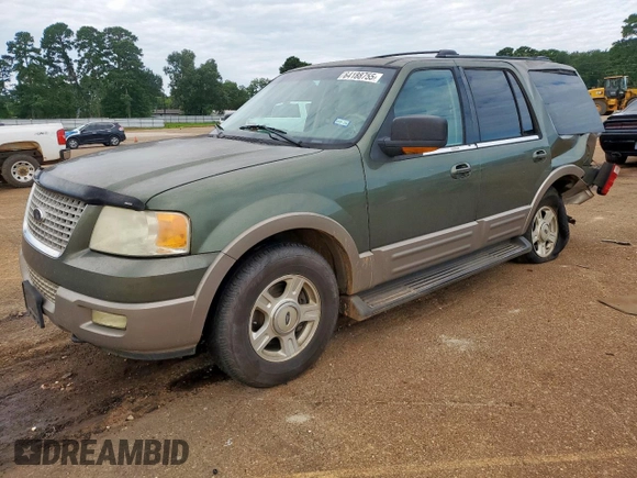 2003 Ford Expedition Eddie Bauer with VIN 1FMPU17L73LA85250, listed as a Copart auction lot 64188755 with 265,284 mi miles and Salvage title. Bid and sale history available at DreamBid. Image 1.