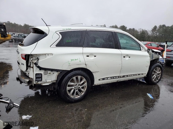 2015 Infiniti QX60 with VIN 5N1AL0MM6FC525284, listed as a Copart auction lot 50218685 with 127,093 mi miles and Clean Title. Bid and sale history available at carsss.com. Image 3.