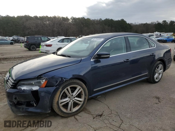 2013 Volkswagen Passat SEL Premium z VIN 1VWCN7A3XDC073524, wystawiony jako Copart lot #46759305 z przebiegiem 118 780 mil mil oraz Szkoda całkowita • Salvage title. Historia ofert i sprzedaży dostępna na DreamBid. Obrazek 1.