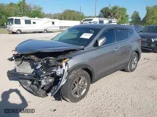 2018 Hyundai Santa Fe Sport 2.4L with VIN 5NMZTDLB4JH095215, listed as a IAAI auction lot 41802286 with 55,193 mi miles. Bid and sale history available at carsss.com. Image 17.