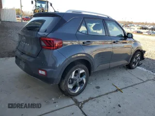2024 Hyundai Venue Limited with VIN KMHRC8A38RU311652, listed as a Copart auction lot 46458545 with 14,272 mi miles and Salvage Title. Bid and sale history available at DreamBid. Image 3.